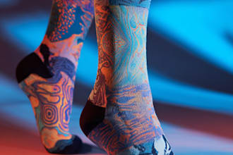 draw a unique socks design for your brand