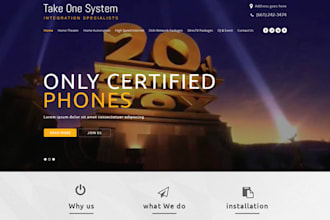 do Responsive Audio Equipment Website Design