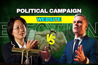 create political website, election campaign website