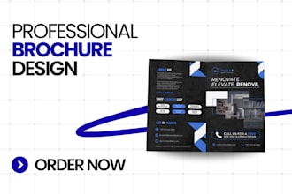 design a stunning brochure, bifold, or trifold