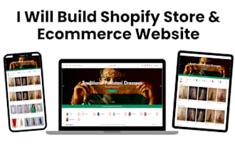 build shopify store or dropshipping ecommerce website