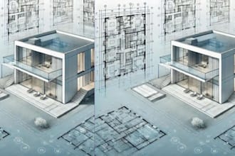 make 2d floor plan architecture house plan drawing