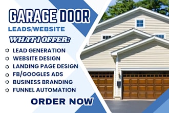 garage door leads locksmith website home security repair garage landing page
