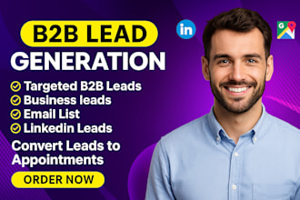 b2b lead generation, linkedin leads and prospect email list
