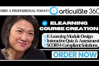 design interactive elearning course on articulate storyline 360, ispring, scorm