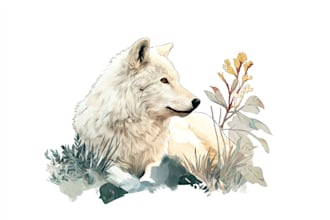 create watercolor cartoon and illustration
