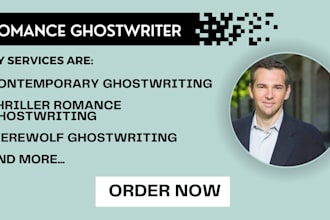 ghostwrite, rewrite entertaining romance story