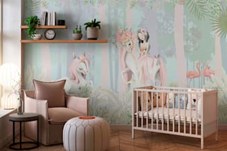design modern and stylish mural, wallpaper for your kids room