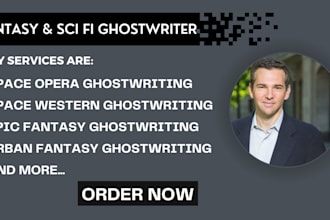 ghostwrite, rewrite thrilling fantasy, sci fi story
