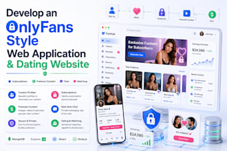 develop an onlyfans style web application and dating website