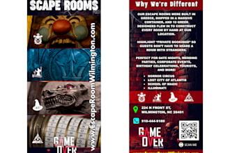 design a brochure, flyer or business card