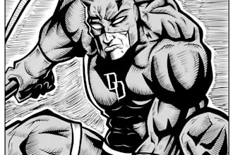 draw comic art,manga art and custom style art for you