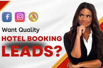 hotel booking marketing leads facebook ads campaign travel leads marketing