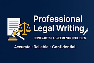 write legal contracts and agreements