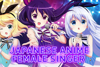 write anime japanese song opening, be jpop kawaii ending jrock female singing