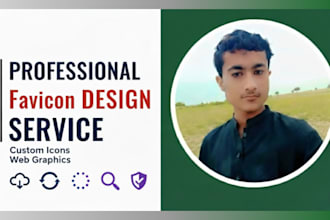 design a modern favicon and minimalist logo for your brand