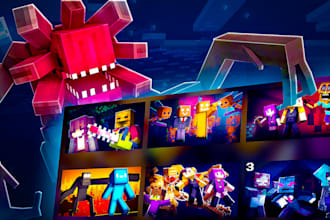 minecraft horror thumbnail for youtube