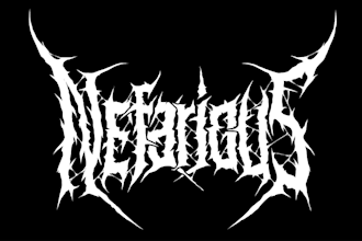 draw death metal, black, brutal death metal logo