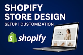 customize shopify website and ready shopify store