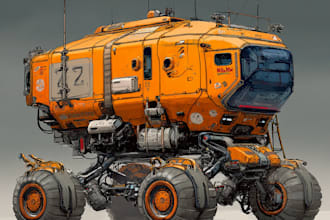 design scifi vehicles for you
