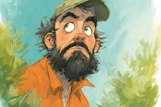 draw comic and cartoon for your book or website