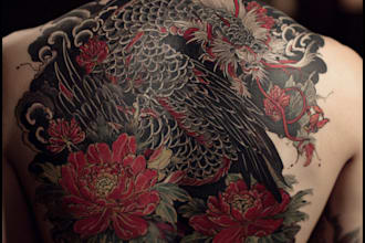 draw an oriental japanese tattoojapanese tattoo
