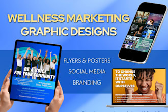 design compassionate flyers for health and wellness brands