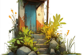 do a awesome environment concept art and oc sci fi art
