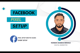 setup facebook pixel, conversion API, and event tracking