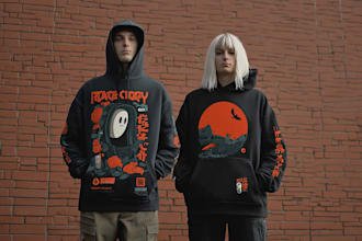 create streetwear t shirt design for your brand