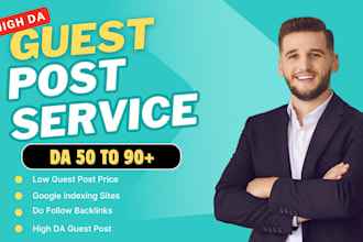 do premium SEO guest post backlink and publish article, guest posting service