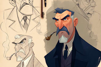 design characters and comic books