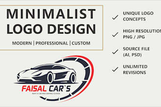 a professional minimalist logo for your busines
