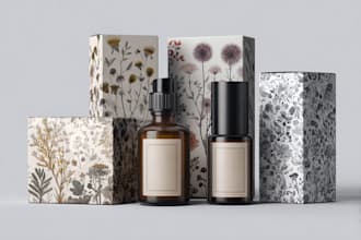 design your cosmetic labels, packaging, and box