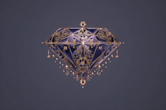 do unique jewellery, diamond, luxury logo creation
