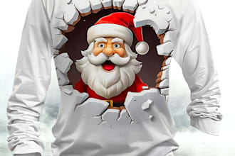 create custom t shirt design merry christmas t shirt design
