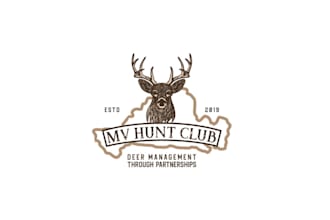 design deer hunting club logo