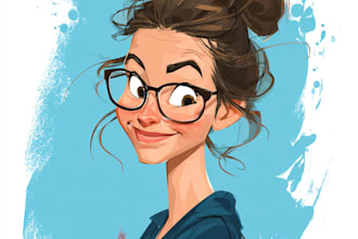 draw cartoon caricature headshot avatar