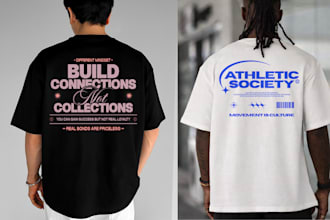do modern typography streetwear tshirt designs