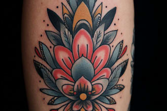 design professional japanese, asian style tattoo design