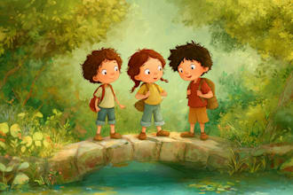 design children story book illustration