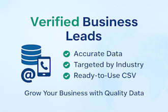 provide verified business leads and contact lists