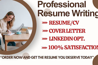 create professional resumes, cvs, and deliver accurate accounting support