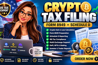 do crypto tax filing, gain loss calculation, form 8949 and schedule d