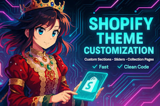 create shopify custom sections sliders themes collection