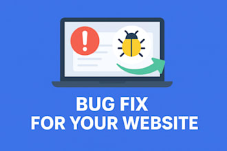fix website bugs in react, angular, nodejs