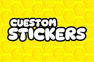 design high quality custom stickers