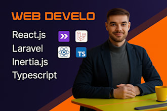 build a react web app or laravel inertia fullstack app