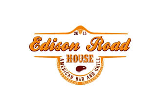 design professional edison road house logo