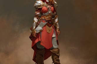create epic dnd character art for campaigns